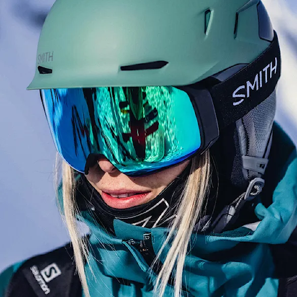 Gogle snowboardowe Smith 4D Mag S black | cp sun green mirror + cp storm blue sensor mirror 2026 - 7