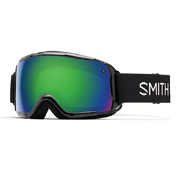 Snowboard Goggles Smith Grom black | green sol-x mirror 2026 - 1