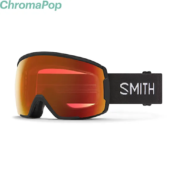 Gogle snowboardowe Smith Proxy black | chromapop everyday red mirror 2026 - 1