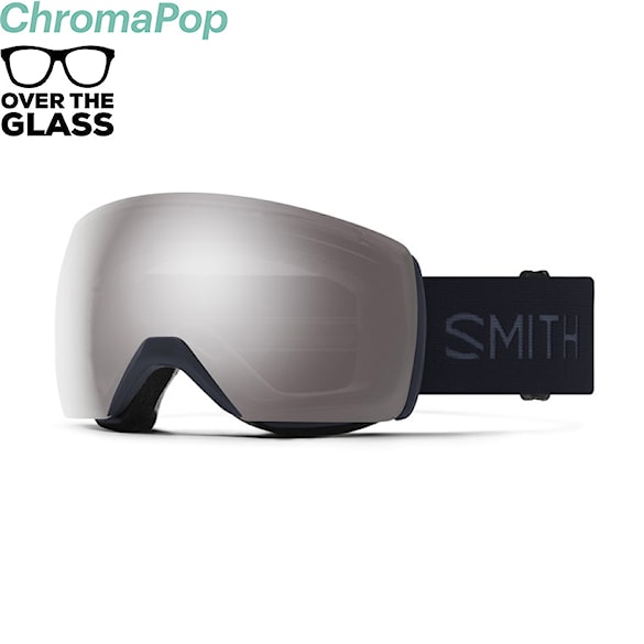 Snowboardové brýle Smith Skyline XL midnight navy | chromapop sun platinum mirror 2025 - 1