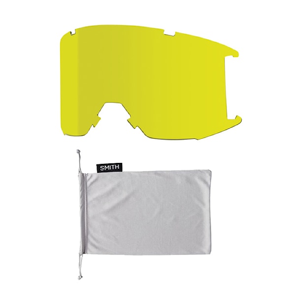 Snowboard Goggles Smith Squad black | cp storm rose red flash+yellow 2025 - 3