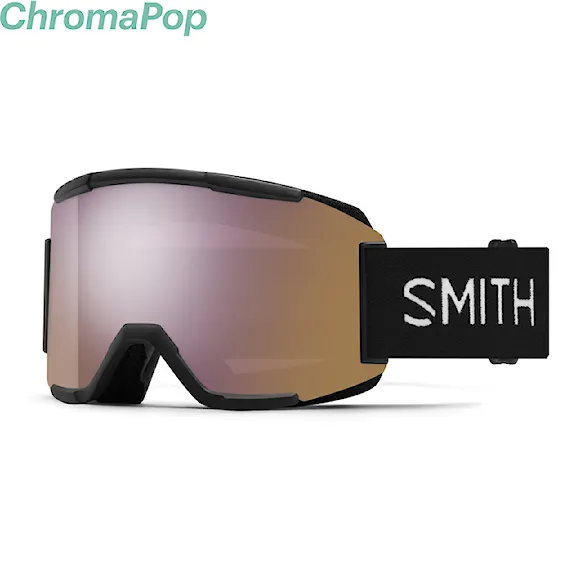 Gogle snowboardowe Smith Squad black | chromapop everyday rose gold mirror + clear 2026 - 1