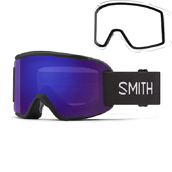 Snowboardové brýle Smith Squad S black | cp ed violet+clear 2027 - 1