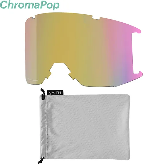Snowboardové brýle Smith Squad XL black | cp sun red mirror+cp storm yellow flash 2026 - 3