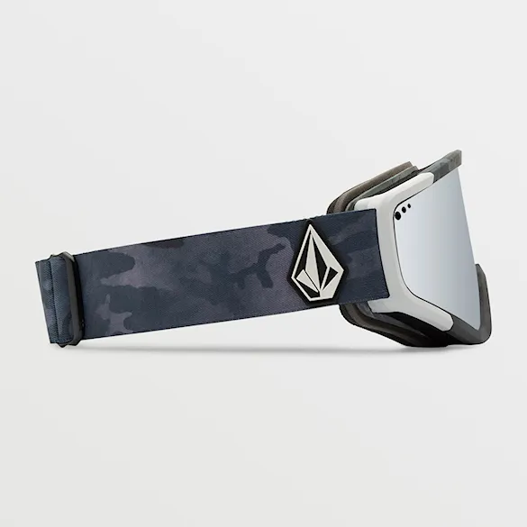 Gogle snowboardowe Volcom Attunga cloudwash camo | silver chrome+yellow 2024 - 3