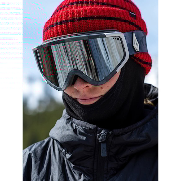 Snowboardové okuliare Volcom Attunga cloudwash camo | silver chrome+yellow 2024 - 5