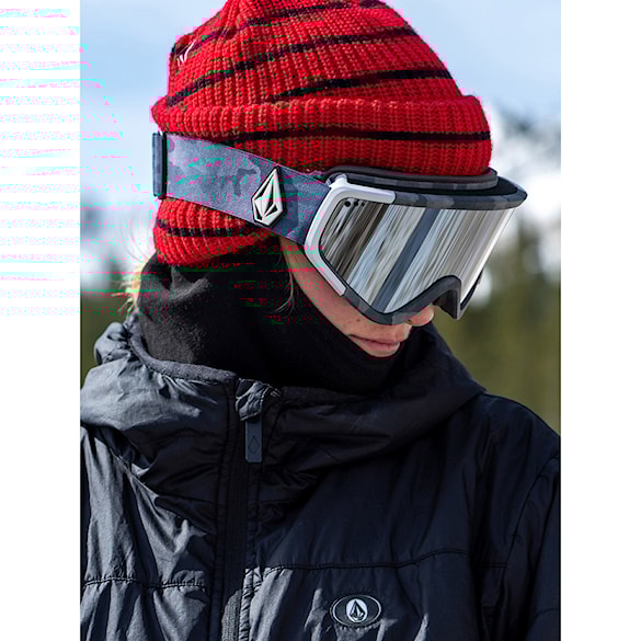 Snowboardové okuliare Volcom Attunga cloudwash camo | silver chrome+yellow 2024 - 6