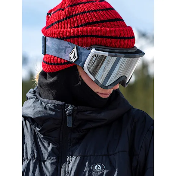 Gogle snowboardowe Volcom Attunga cloudwash camo | silver chrome+yellow 2024 - 6