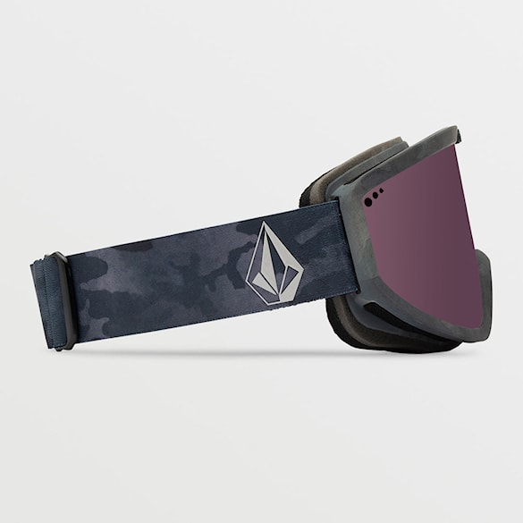 Snowboard Goggles Volcom Footprints cloudwash camo | light bronze+yellow 2024 - 4