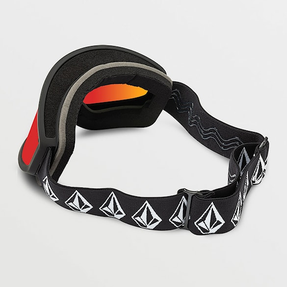 Snowboardové brýle Volcom Footprints matte black stone | red chrome+yellow 2026 - 4