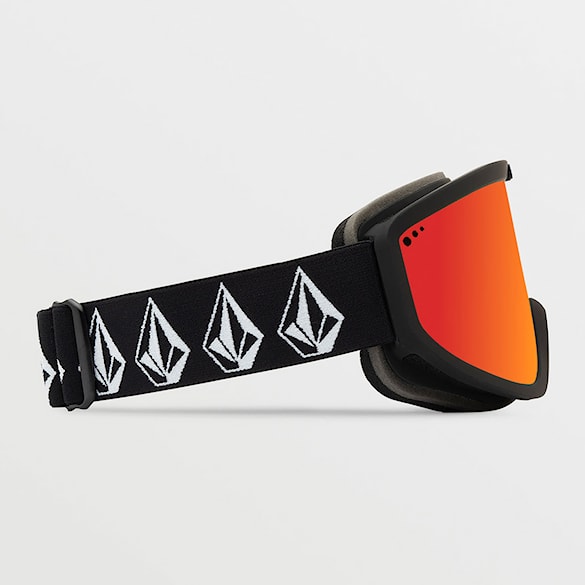 Snowboardové brýle Volcom Footprints matte black stone | red chrome+yellow 2026 - 5