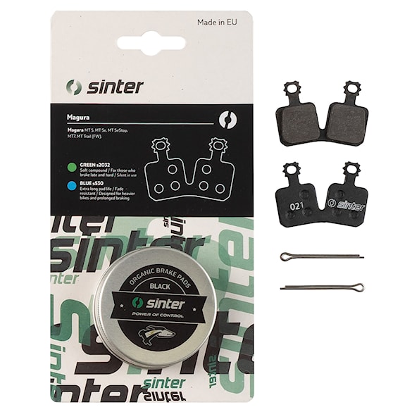 Brzdové doštičky Sinter Magura MT5 - 7 Black - 2
