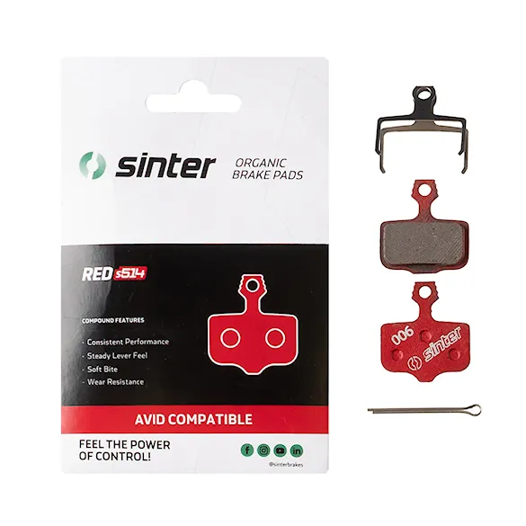 Klocek hamulcowy Sinter SRAM (Level, Elixir, DB) Red - 2