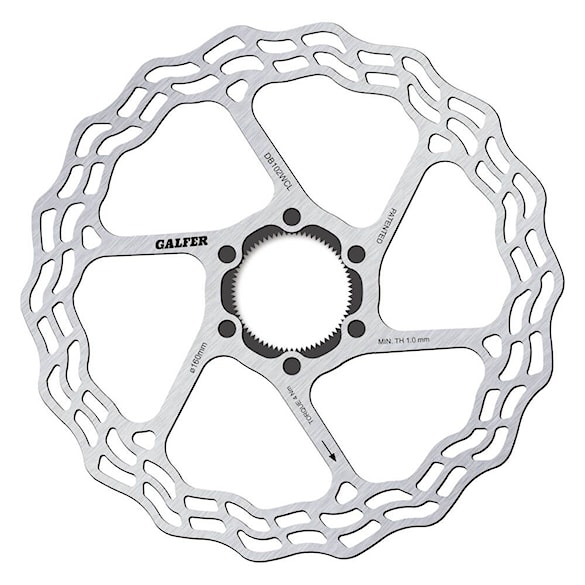 Brake Disc Galfer Fixed Wave Road Center Lock 160 mm × 1,8 mm - 1