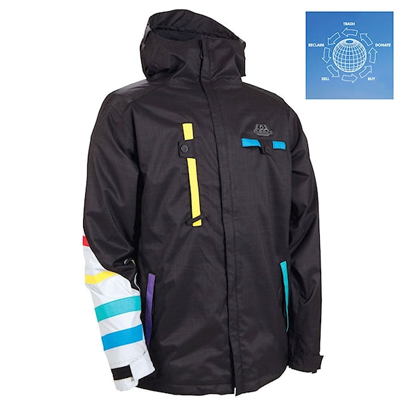 Bunda na snowboard 686 Upflow black 2012 - 1