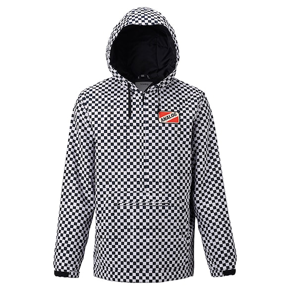 Bunda na snowboard Analog Caldwell Anorak stout white speed check 2018 - 1
