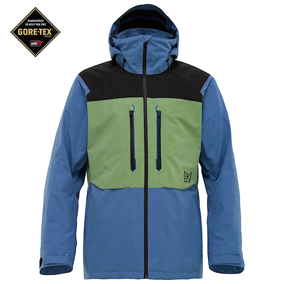 Bunda na snowboard Burton Ak 2L Stagger smurf/wasabi/blk - 1