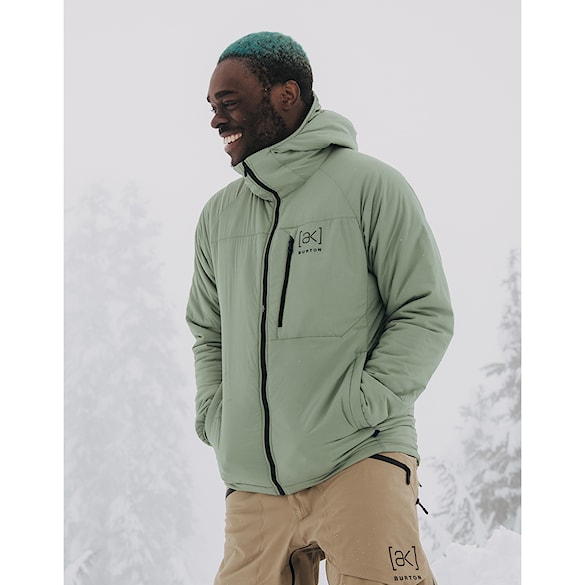 Kurtka snowboardowa Burton [ak] Helium Hooded Stretch Insulated hedge green 2024 - 3