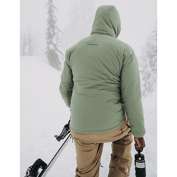 Kurtka snowboardowa Burton [ak] Helium Hooded Stretch Insulated hedge green 2024 - 4