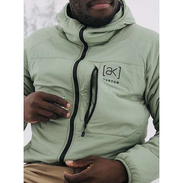 Kurtka snowboardowa Burton [ak] Helium Hooded Stretch Insulated hedge green 2024 - 5
