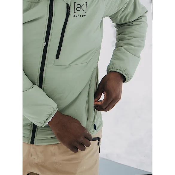 Bunda na snowboard Burton [ak] Helium Hooded Stretch Insulated hedge green 2024 - 7