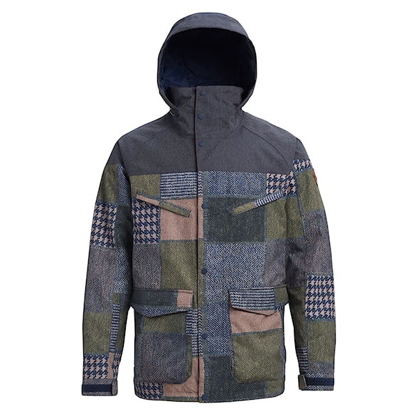 Bunda na snowboard Burton Breach patchwork yardage/denim 2019 - 1