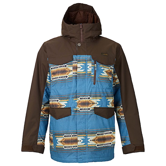 Bunda na snowboard Burton Covert mocha/glacier apache 2016 - 1