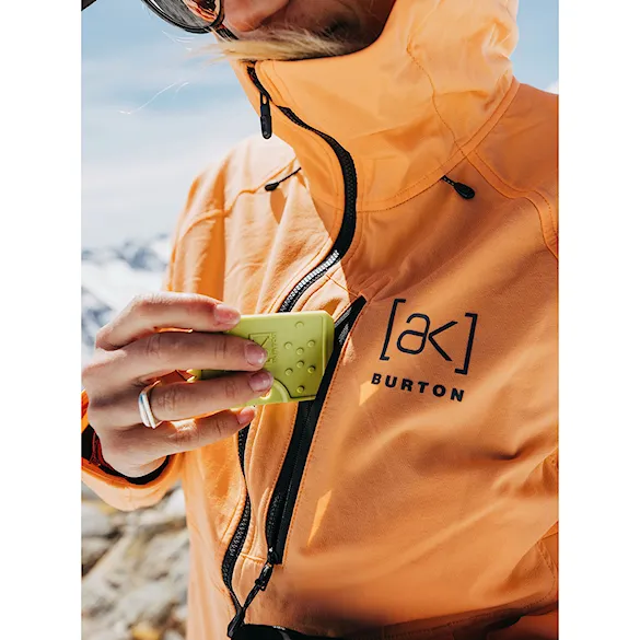 Kurtka snowboardowa Burton Wms Ak Softshell Jacket salmon buff 2023 - 5