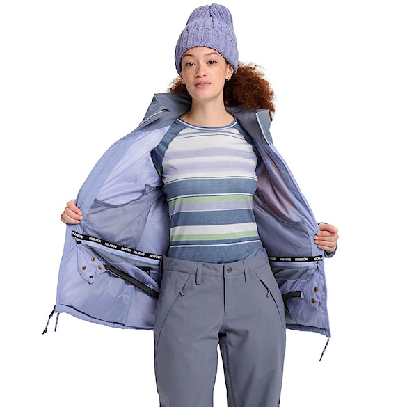 Kurtka snowboardowa Burton Wms Keelan foxglove/folkstone grey 2022 - 7