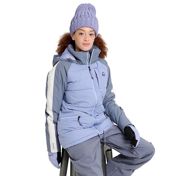 Kurtka snowboardowa Burton Wms Keelan foxglove/folkstone grey 2022 - 1