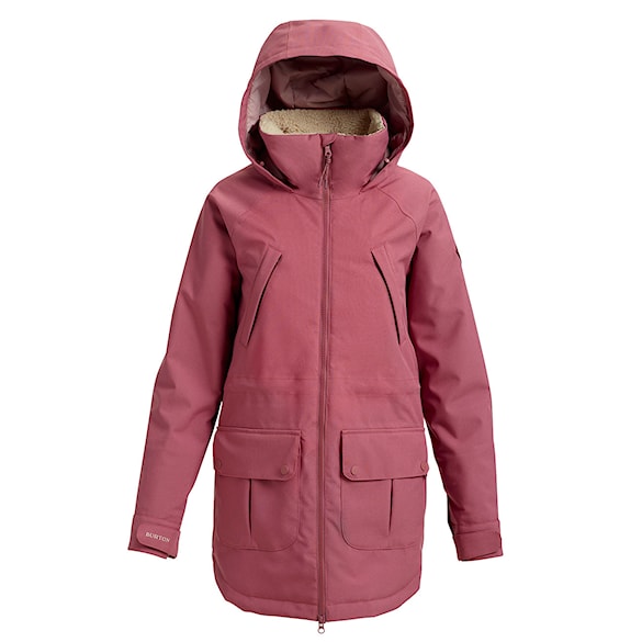 Bunda na snowboard Burton Wms Prowess rose brown 2019 - 1