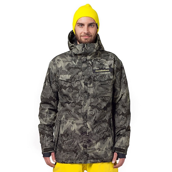 Bunda na snowboard Horsefeathers Savage olive camo 2016 - 1