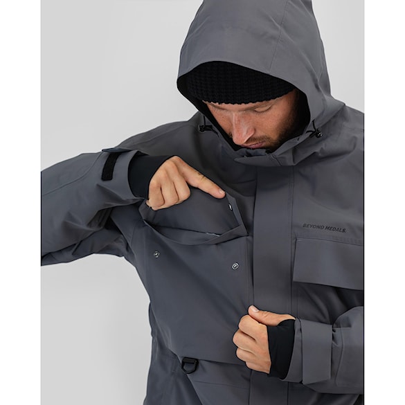 Bunda na snowboard Beyond Medals Cargo Jacket 2L antracite 2026 - 19