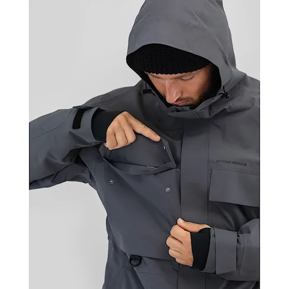 Bunda na snowboard Beyond Medals Cargo Jacket 2L antracite 2026 - 19