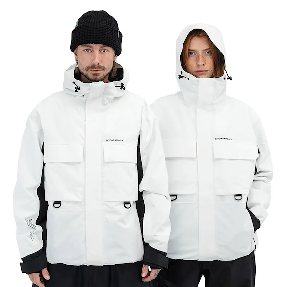 Bunda na snowboard Beyond Medals Cargo Jacket 2L white 2026 - 1
