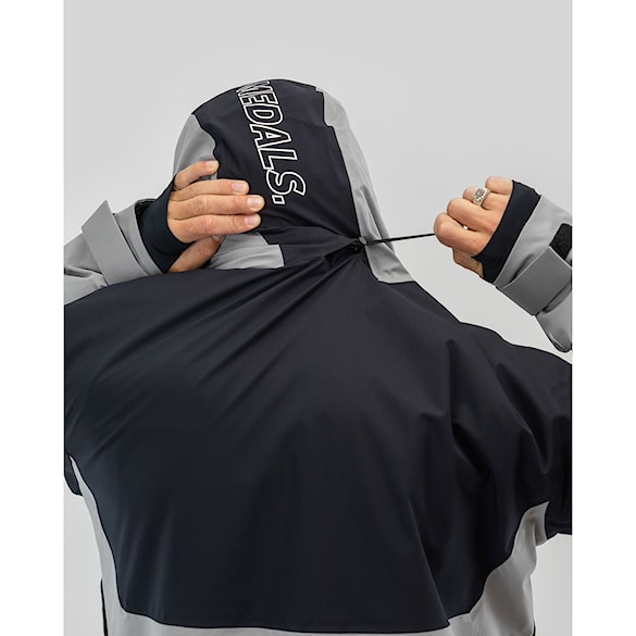 Kurtka snowboardowa Beyond Medals Fullzip Jacket 2L grey 2026 - 12