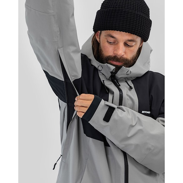 Kurtka snowboardowa Beyond Medals Fullzip Jacket 2L grey 2026 - 8