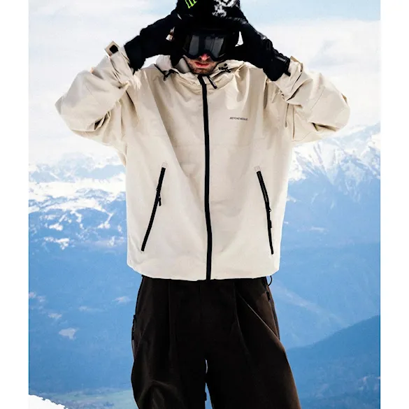 Bunda na snowboard Beyond Medals Park Jacket 2L beige 2027 - 16