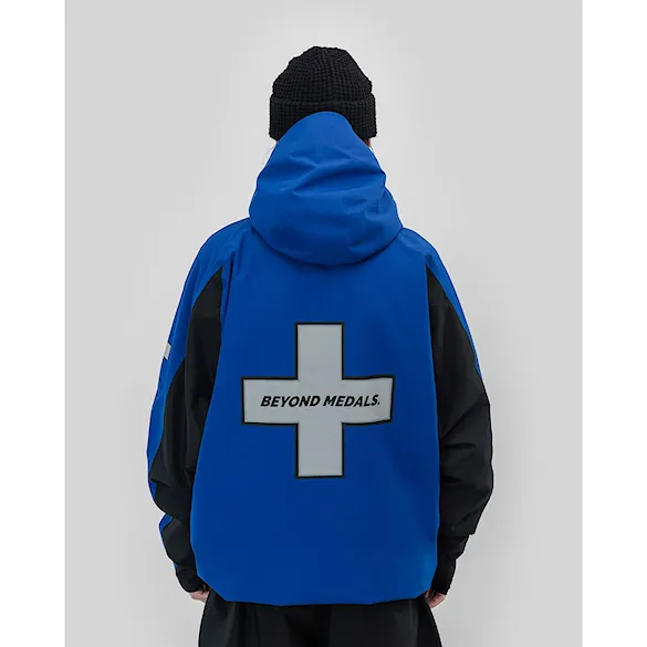 Bunda na snowboard Beyond Medals Retro Anorak 2L blue 2026 - 8