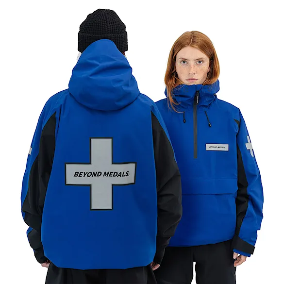 Bunda na snowboard Beyond Medals Retro Anorak 2L blue 2026 - 1