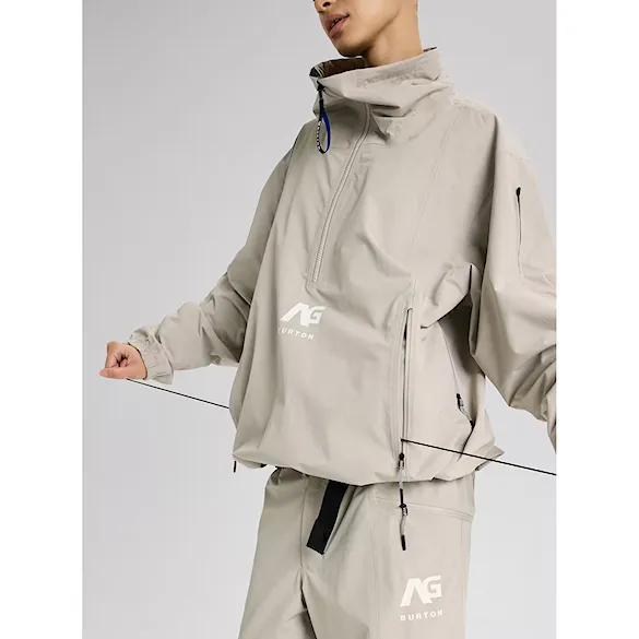 Bunda na snowboard Burton AG Offspin Jacket stone grey 2026 - 7