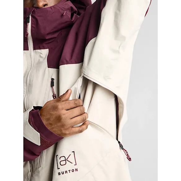 Bunda na snowboard Burton Ak Gore-Tex Cyclic Jacket rum raisin/chinchilla gray 2027 - 11