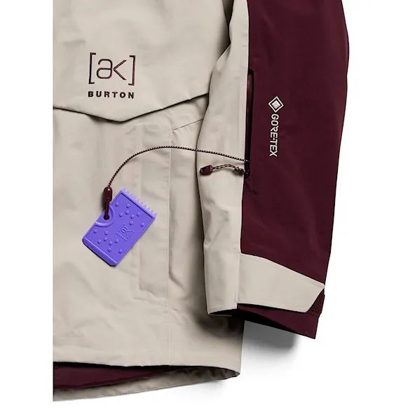 Bunda na snowboard Burton Ak Gore-Tex Cyclic Jacket rum raisin/chinchilla gray 2027 - 8