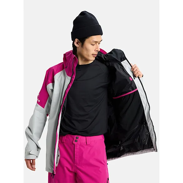 Kurtka snowboardowa Burton [ak] GORE-TEX Cyclic Jacket very berry/grey cloud 2026 - 6