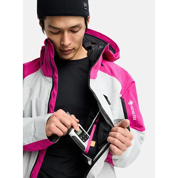 Kurtka snowboardowa Burton [ak] GORE-TEX Cyclic Jacket very berry/grey cloud 2026 - 7