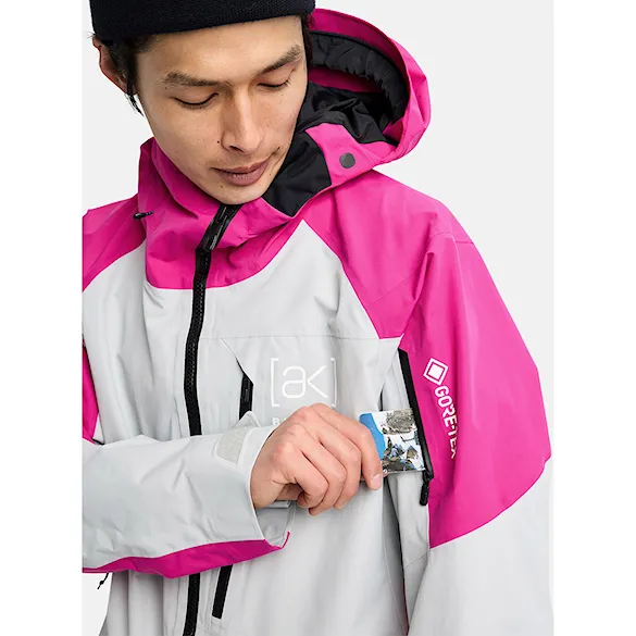 Kurtka snowboardowa Burton [ak] GORE-TEX Cyclic Jacket very berry/grey cloud 2026 - 9