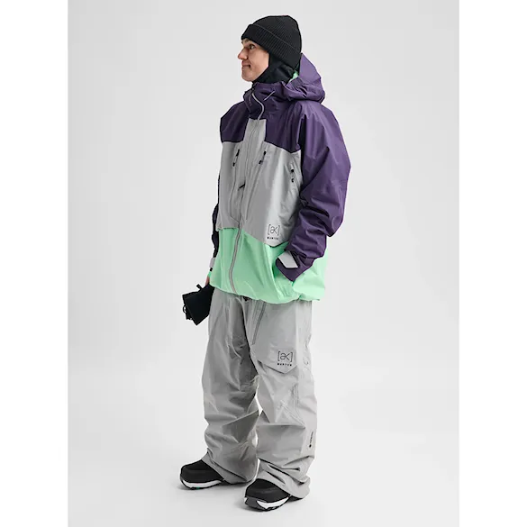 Bunda na snowboard Burton Ak Gore-Tex Swash Ins Jacket nightshade purple/apparition gray/green 2027 - 3