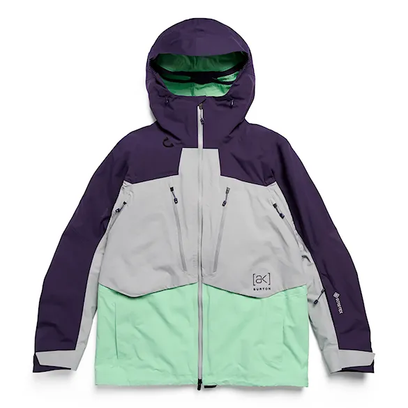 Bunda na snowboard Burton Ak Gore-Tex Swash Ins Jacket nightshade purple/apparition gray/green 2027 - 4