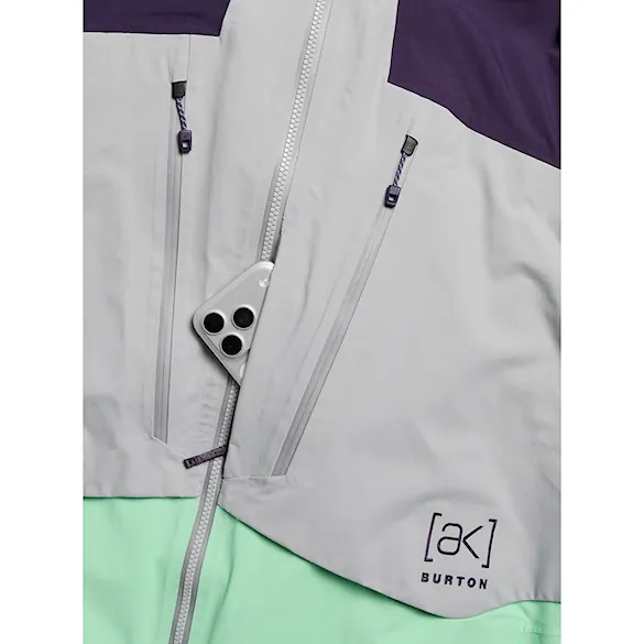 Bunda na snowboard Burton Ak Gore-Tex Swash Ins Jacket nightshade purple/apparition gray/green 2027 - 7