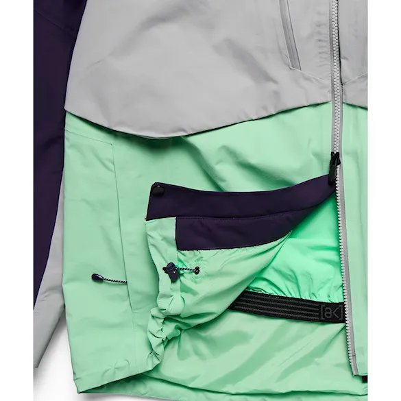 Bunda na snowboard Burton Ak Gore-Tex Swash Ins Jacket nightshade purple/apparition gray/green 2027 - 8